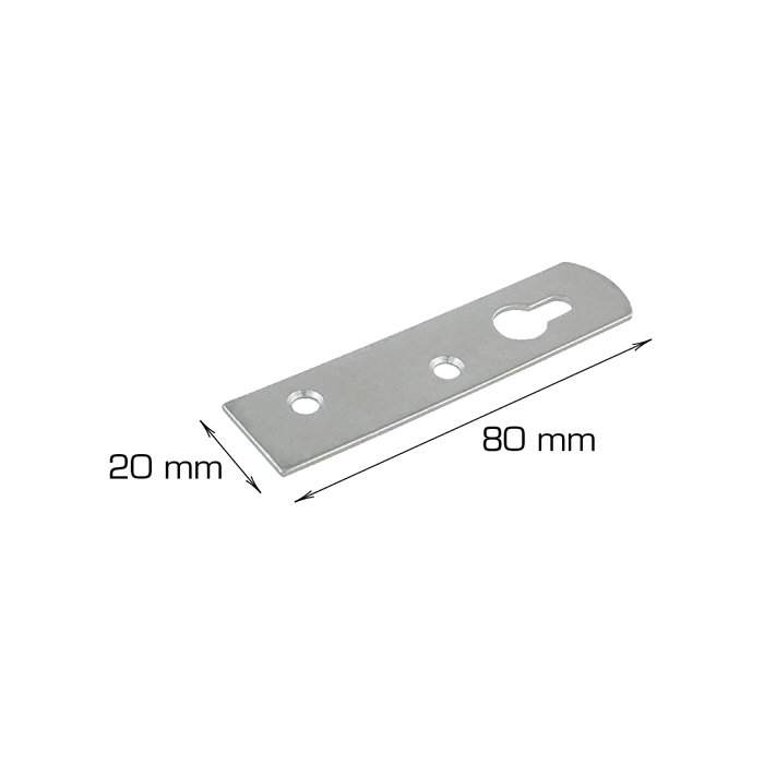 Hektebeslag 80 x 20 mm  - 4 stk.